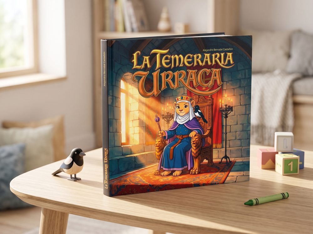 Portada oficial del libro La Temeraria Urraca